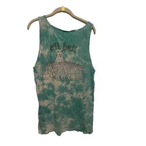 RIP N DIP Mens‎ Large Lord Nermal Finger Cat Tie-Dyed Blue-White Tank Top Shirt